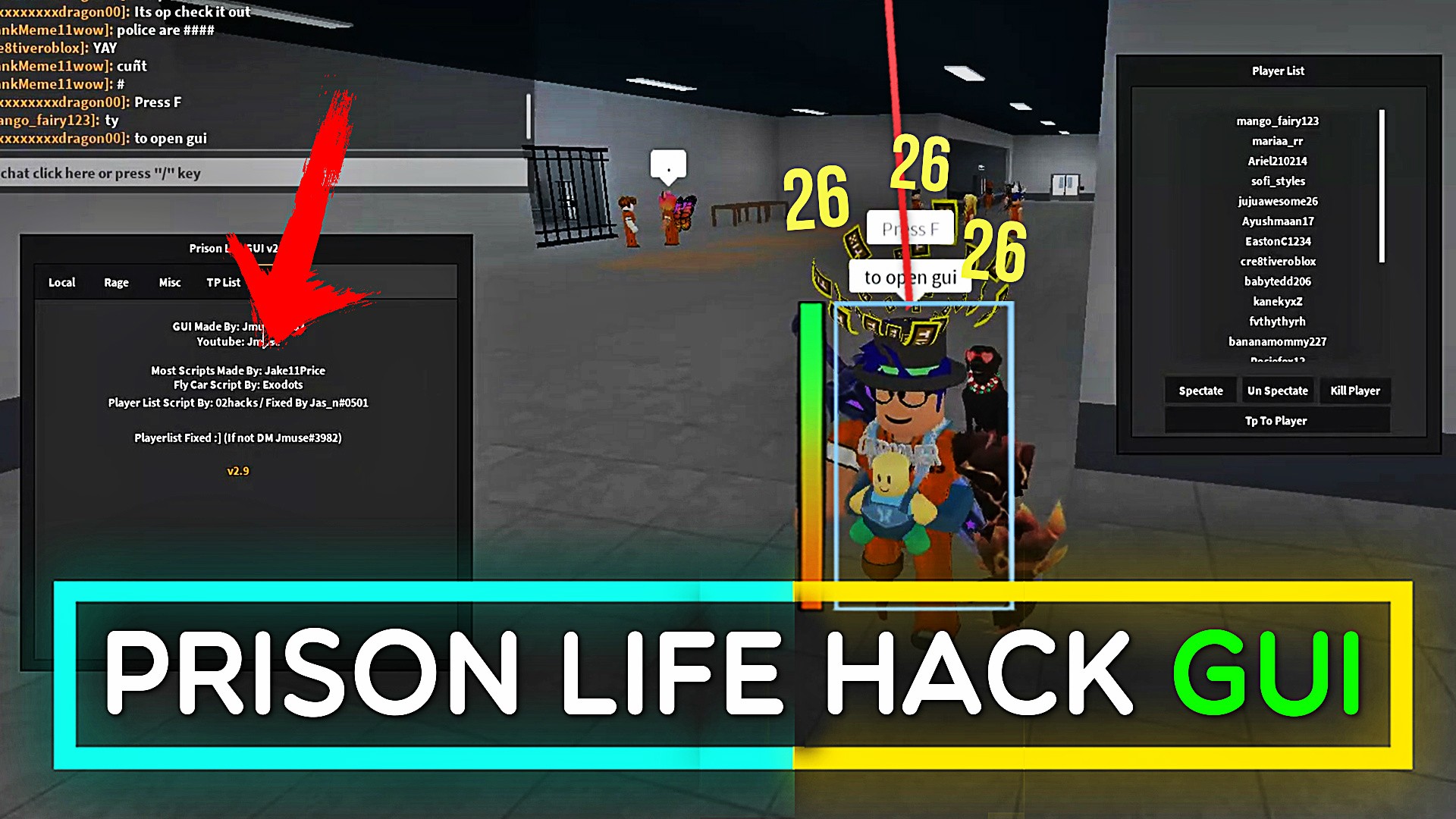 Prison Life OP GUI! KILL ALL, KEYCARD, GUNS AND WAY MORE! — Teletype