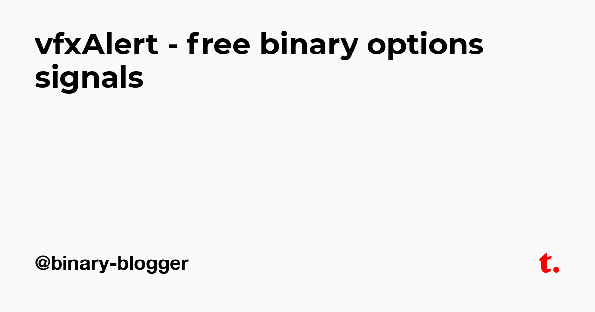 Free binary options signals
