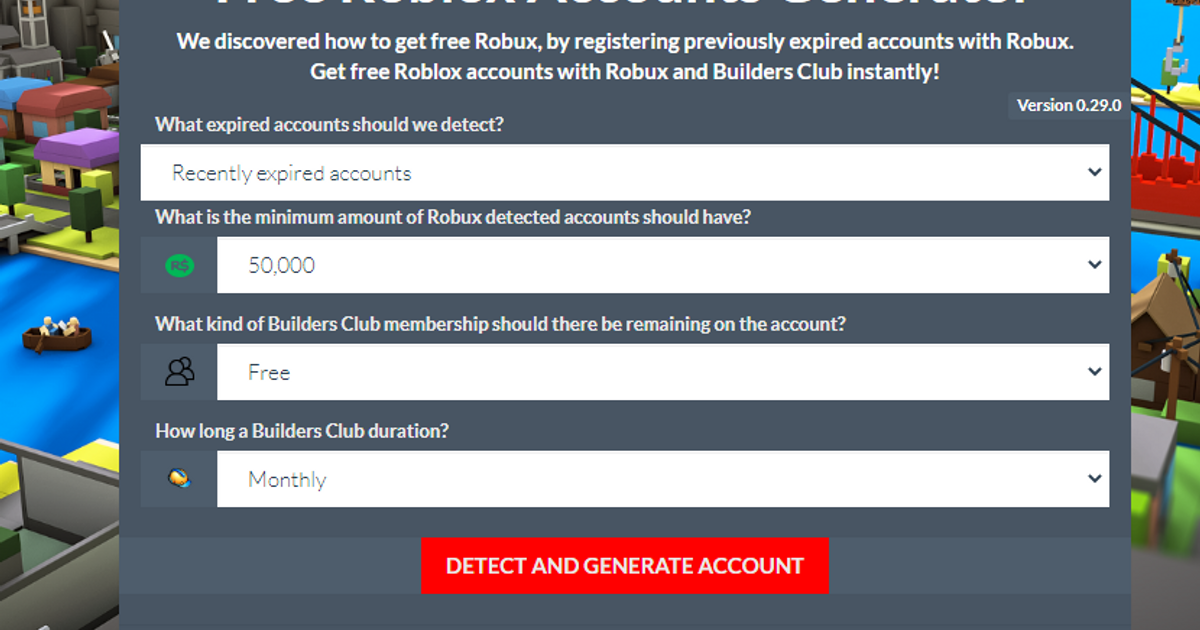 Roblox Rich Account Password And Username