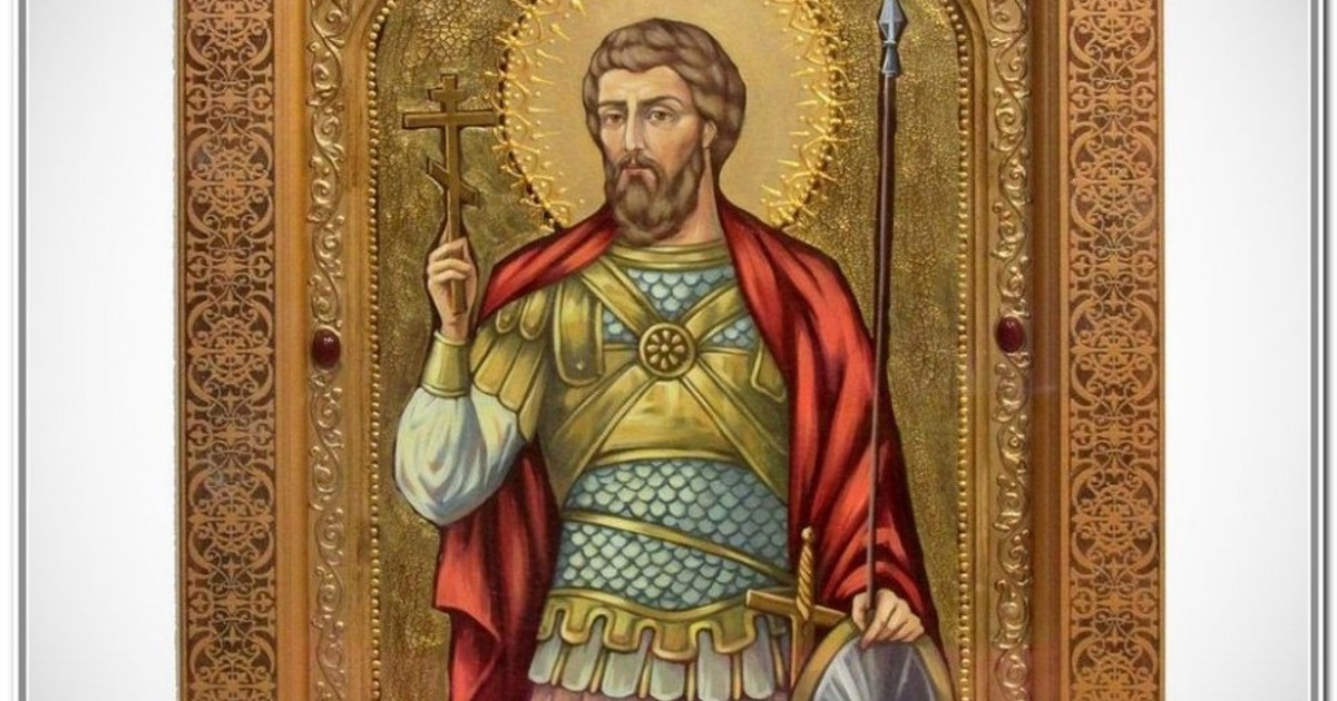 russische Ikone Софрино Икона Святой мученик Виктор 