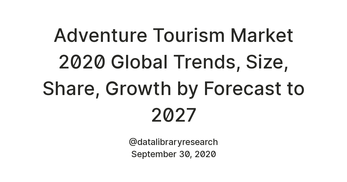 Adventure travel market size