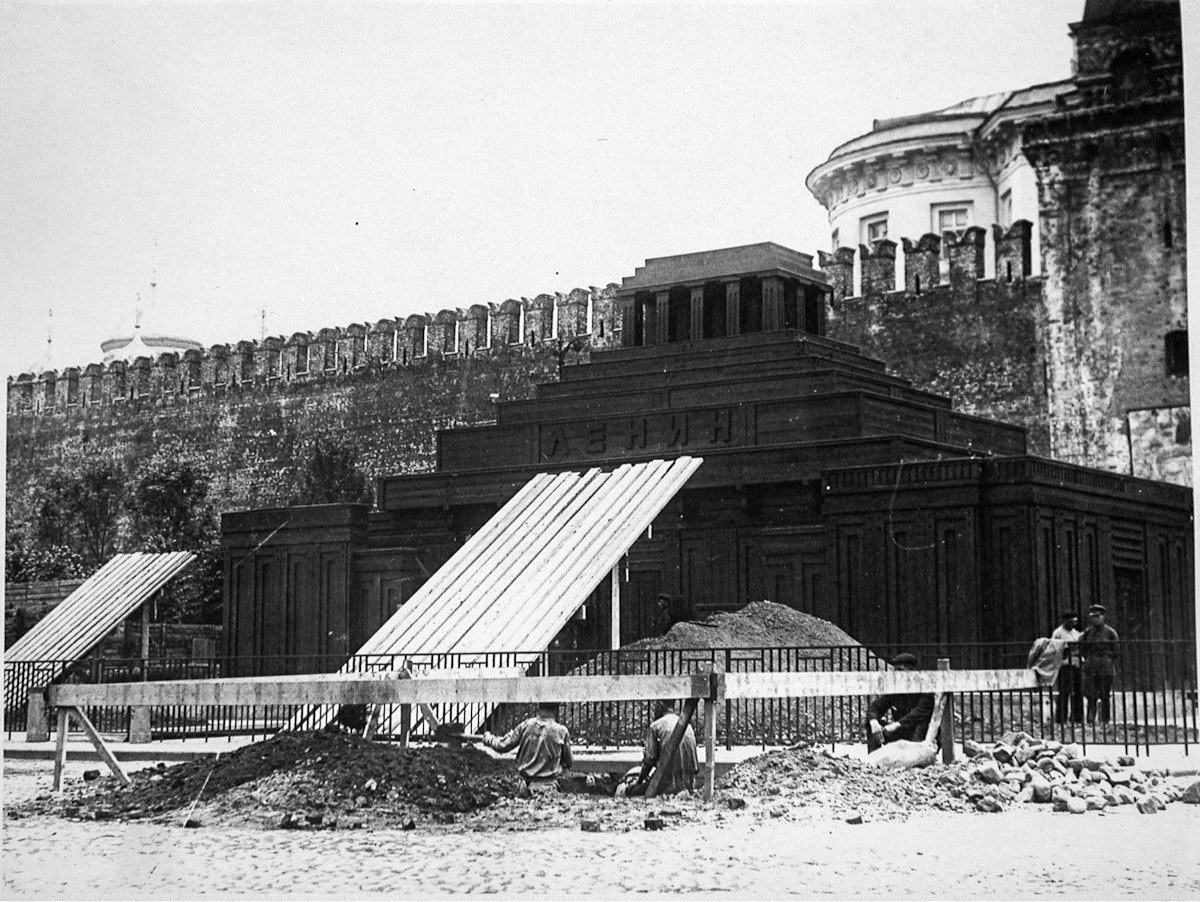 Деревянный Мавзолей Ленина Фото