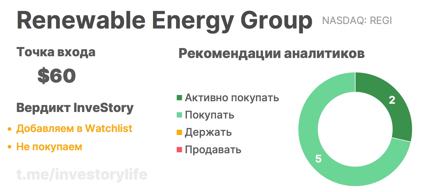 Обзор Renewable Energy Group - Private