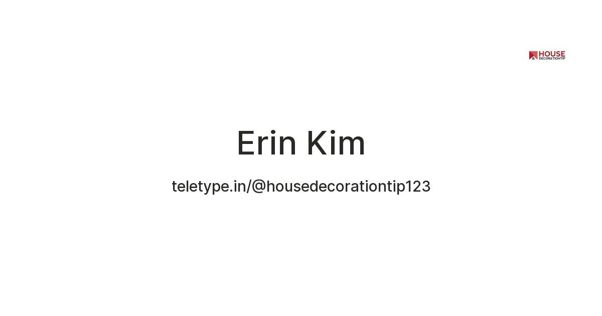 Erin Kim — Teletype