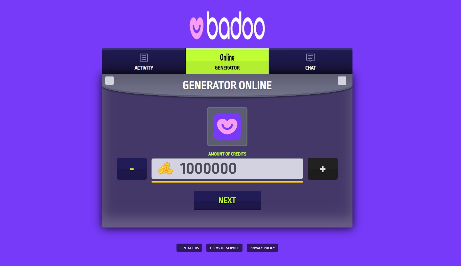 Generator badoo superpowers free and credits Badoo Free