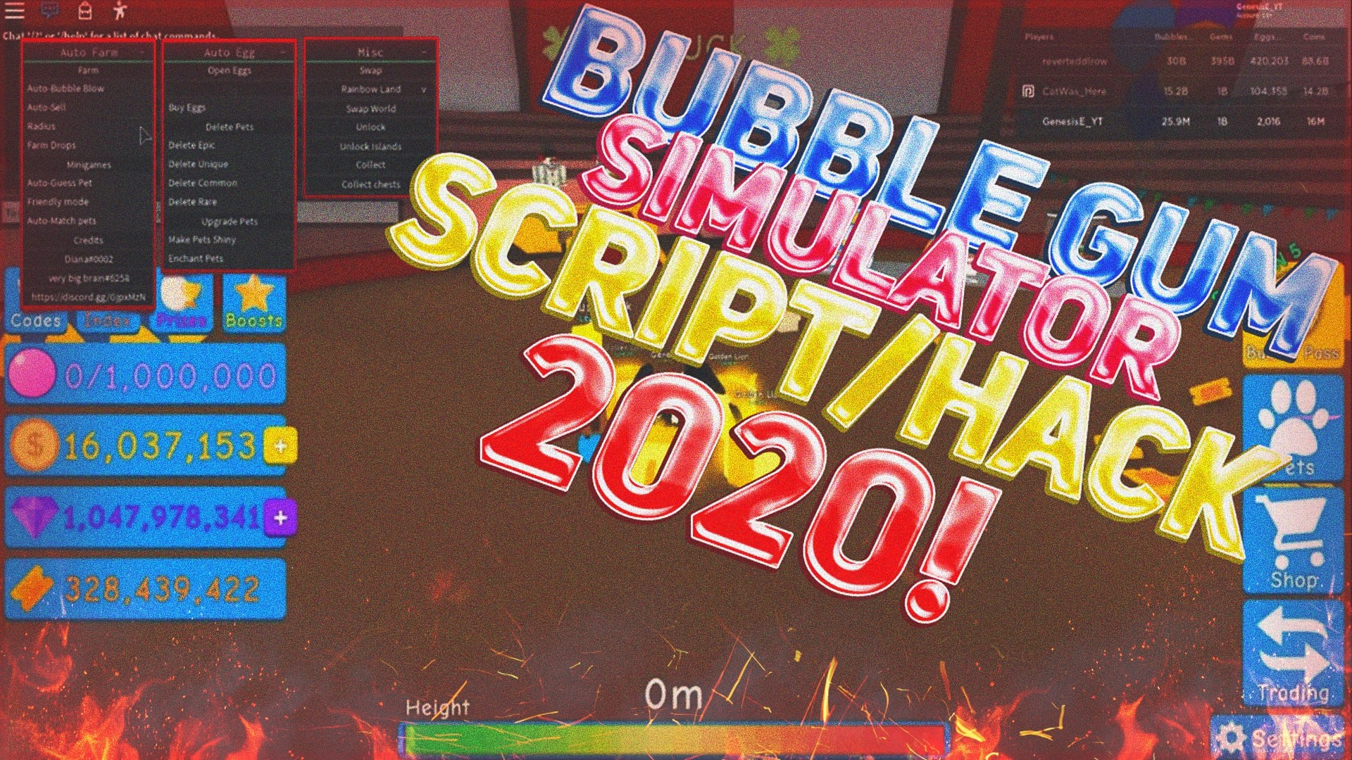 Bubble Gum Simulator Script Teletype