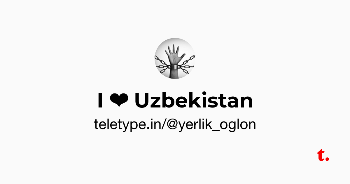 I ️ Uzbekistan — Teletype