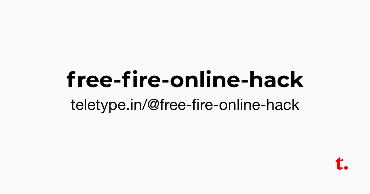 Free Fire Online Hack Teletype